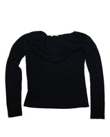 Vネックロングスリーブトップ (BLACK) ウィメンズ