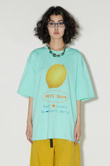 Summer short-sleeved T-shirt with color-blocking and breathable print for casual wear