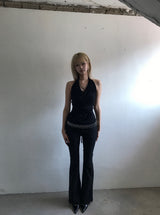 NUDI LOW BLACK BOOTCUT