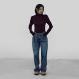 Basic Ribbed High-Neck