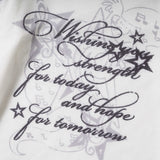 Starry Script オフショルダーTシャツ 232790405