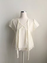 Bonjour tie blouse