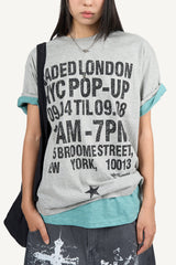 ポップアップヴィンテージポイントTシャツ