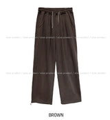 (UNISEX) メッティーピグメントピンタックスウェットパンツ (BLU ver.)