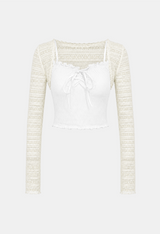 Arielle Lace Ribbon Top Set