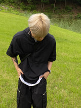 Future Nylon String Short Sleeve Anorak 3C