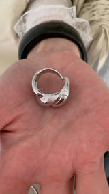 Bold twist ring