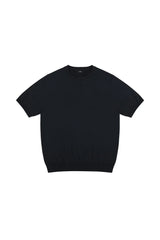 Silk Blend Knit T-Shirt