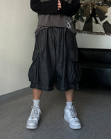 SL Raw Denim Cargo Bermuda Pants (2C)
