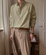 Roel ストライプシャツ