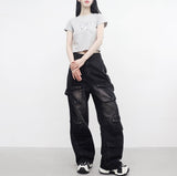 Ibian pocket strap pants