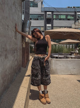Super Pocket Cargo Half Denim Pants