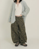 (Leopard Item)キヤヒョウ柄バルーンフィットワイドパンツ