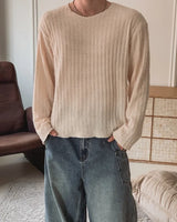Muron Boucle Round Long Sleeve Knit