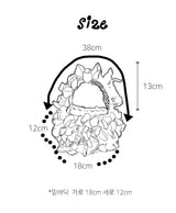 Ruffle tote sac