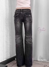 Dark Wash Flared Jeans 