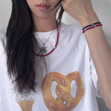 [MADE] レッドストーンネックレス (UNISEX)