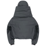 Detachable Muffler Down Jacket / Charcoal