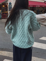 DIA Argyle Over Wool Knitwear