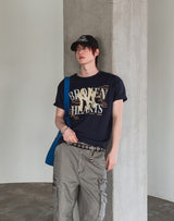 Dylan Vintage Lettering Graphic Short Sleeve T-shirt
