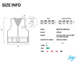 Flower Walk Zip-Up vest Ivory