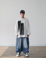 PAINT OVERSIZED FIT LONG SLEEVE T-SHIRT
