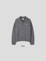 [Unisex] Wool hair warmer knit cardigan(4color)