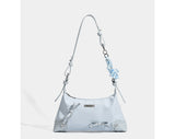 【即日発送】Star Print Ribbon Shirred Shoulder Bag - 2026 New Star Print Point Bag