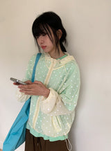 NE Summer Dot Wind Hood Jumper