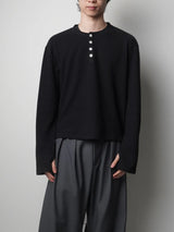 TP4 Waffle-Knit Henley Shirt