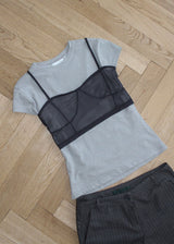 SHA BUSTIER TOP (3color)