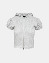 Cuddly Puff Hoodie Zip-up