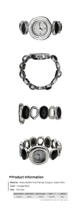 Onyx Bezel Loop Watch