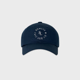 サンリットレタリングボールキャップ (WHITE/NAVY)