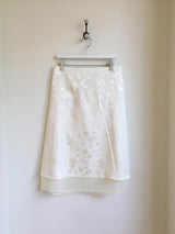 Shalom jacquard midi skirt 