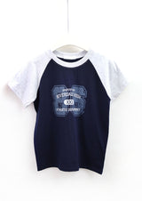 トーンダウンラグラン半袖Tシャツ