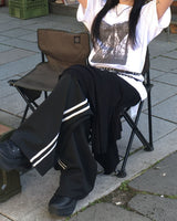Flare long skirt