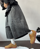レオパードウォッシングベルトバミューダ 🐯🖤💛3COLOR