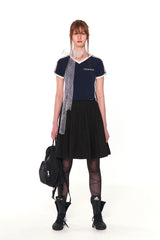 VラインスポーティーTシャツ (NAVY)