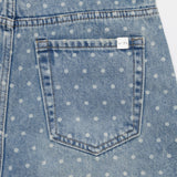 4パートデストロイドドットデニムパンツ code 21102