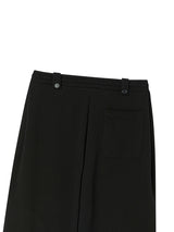 チェック ロールアップ スウェットパンツ ブラック