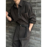 [SET UP가능] Basic cotton pocket shirts(6color)