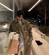 Liu Wool Overfit Duffel Coat
