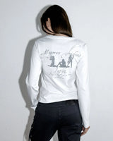 Jagiya Crew Neck Long Sleeve White