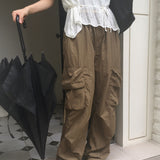 [UNISEX] コッセルナイロンビッグカーゴポケットパンツ