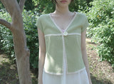 button knit cardigan