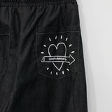シンボルバミューダデニムパンツ