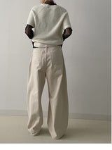 734 Peach Balloon Wide Pants