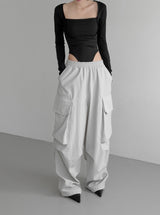 Ella Mix Square Neck Bodysuit Tee