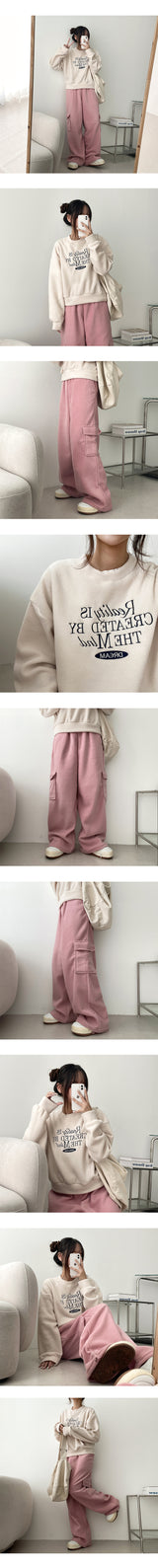 Netu fleece cargo pants